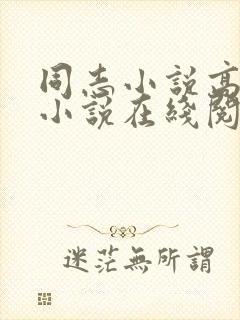 同志小说高家明小说在线阅读