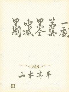 黑吃黑第一季无删减全集剧情封面