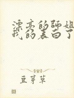 漂亮的师姐接受我的表白了封面