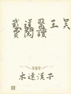 武道医王吴东免费阅读