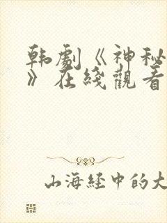 韩剧《神秘罪影》在线观看