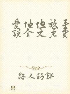 爱他但放手了小说全文免费阅读