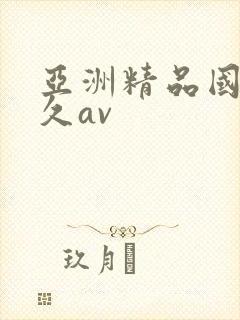 亚洲精品国产久久av
