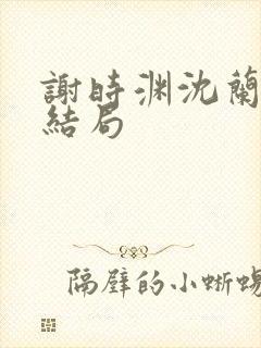 谢时渊沈兰辞大结局