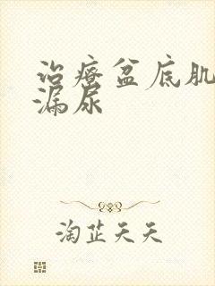 治疗盆底肌松弛漏尿