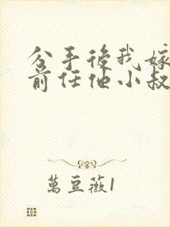 分手后我嫁给了前任他小叔(1v1 调教