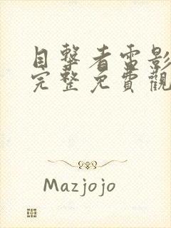 目击者电影高清完整免费观看