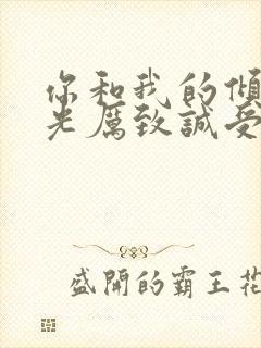 你和我的倾城时光厉致诚受伤