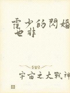 霍少的闪婚暖妻 也非