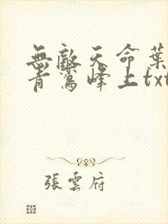无敌天命叶天命青鸾峰上txt下载封面