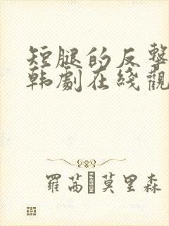 短腿的反击高清韩剧在线观看