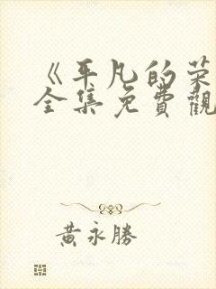 《平凡的荣耀》全集免费观看封面