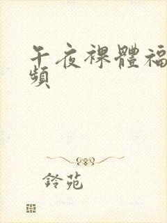 午夜裸体福利视频