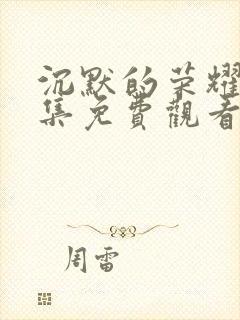 沉默的荣耀40集免费观看全集下载封面