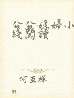 公公媳妇小说在线阅读