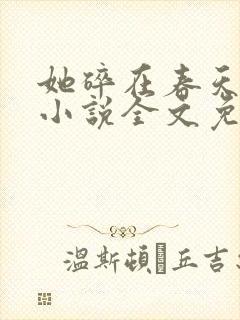 她碎在春天之前小说全文免费阅读