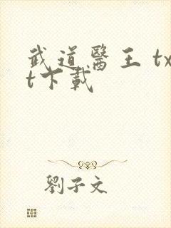 武道医王 txt下载封面