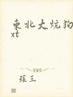 东北大炕狗儿txt封面