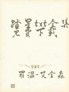 踏星txt全集免费下载