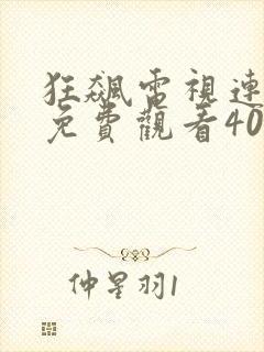 狂飙电视连续剧免费观看40集高清