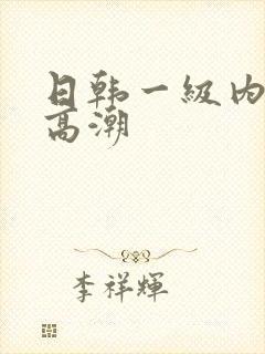 日韩一级内射片高潮