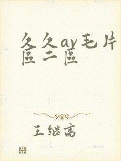久久av毛片一区二区