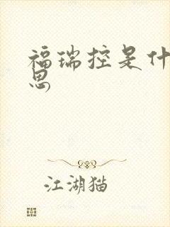 福瑞控是什么意思