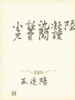 小说沈凝陆景琛免费阅读