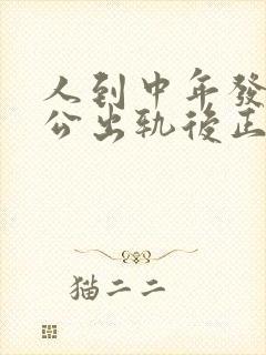 人到中年发现老公出轨后正确的处理方式封面