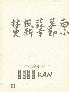 林枫苏慕白最新更新章节小说简介封面