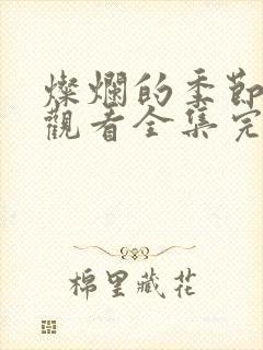 灿烂的季节免费观看全集完整版