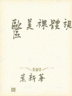 欧美裸体视频一区