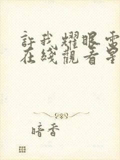 许我耀眼电视剧在线观看星辰影院