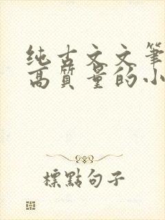 纯古文文笔好的高质量的小说