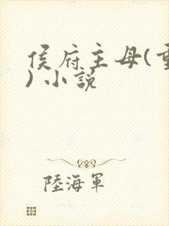 侯府主母(重生) 小说