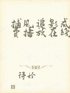 捕风追影成龙免费播放在线观看
