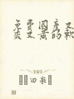 免费国产又色又爽又黄的软件封面