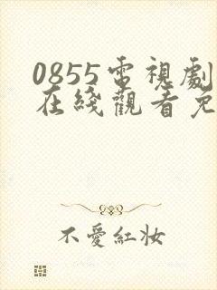 0855电视剧在线观看免费高清网址封面