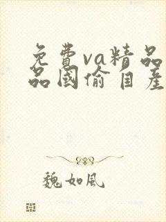 免费va精品精品国偷自产在线封面