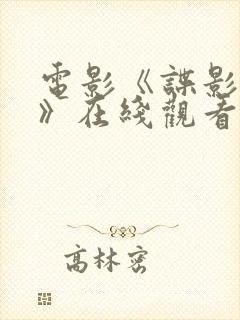 电影《谍影重重》在线观看封面