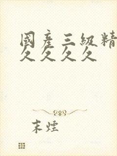 国产三级精品久久久久久