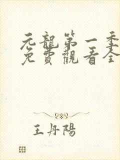 元龙第一季动漫免费观看全集