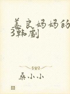 善良妈妈的朋友3韩剧