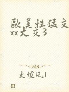 欧美性猛交xxxx大交3