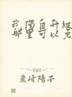 我独自升级漫画哪里可以免费观看封面