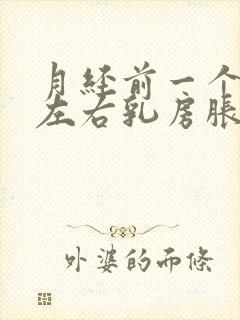 月经前一个星期左右乳房胀痛正常吗?封面