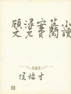 顾浔安苒小说全文免费阅读