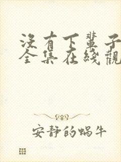 没有下辈子韩剧全集在线观看免费