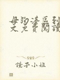 母狗港区到哪全文免费阅读笔趣阁最
