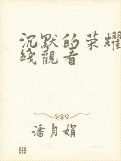 沉默的荣耀集在线观看